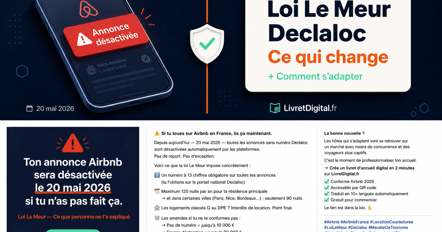 Réglementation Airbnb 2026 en France : tout ce que les hôtes doivent savoir (avant qu’il soit trop tard)