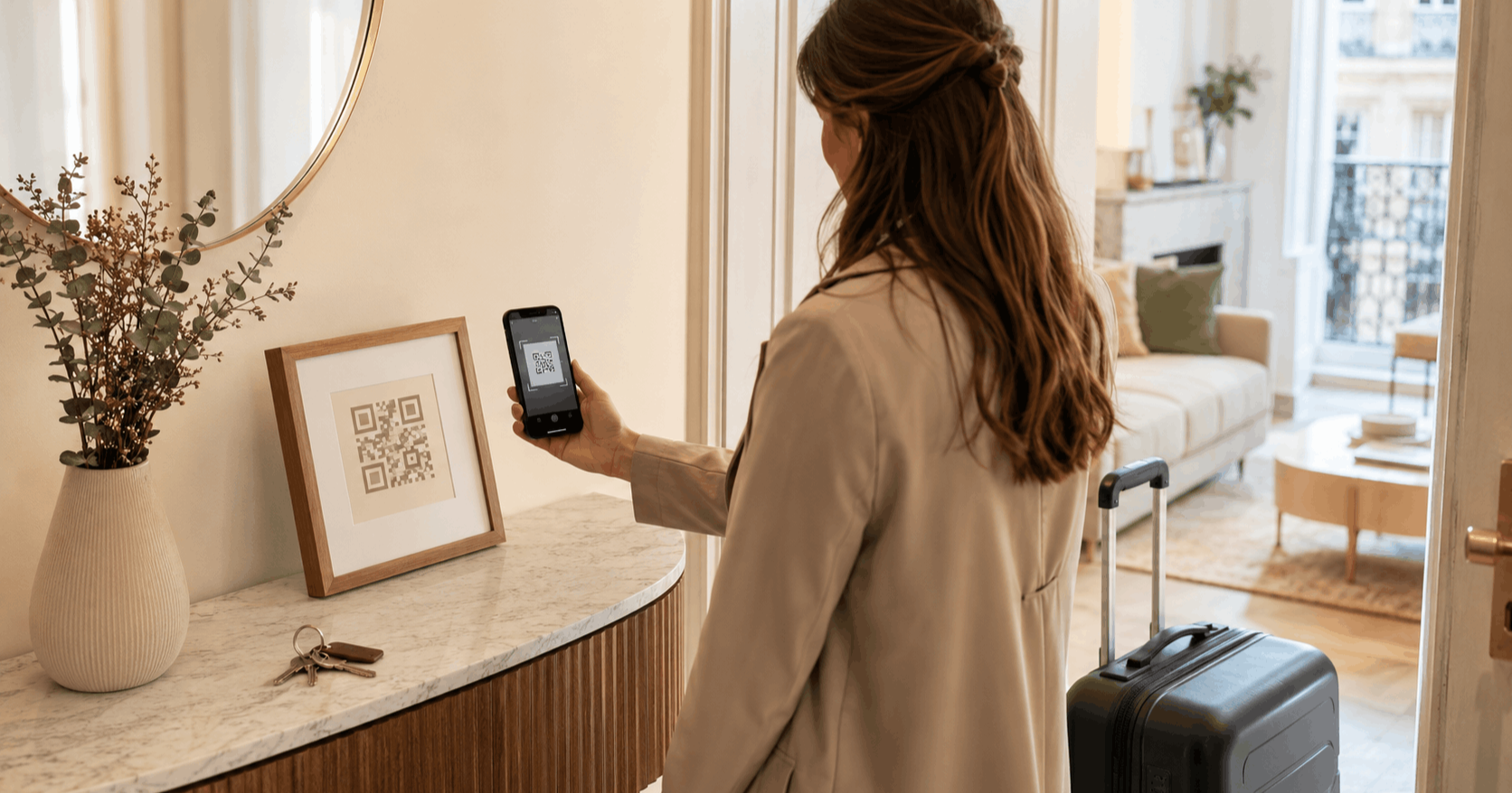 QR code Airbnb : où le placer dans le logement ?