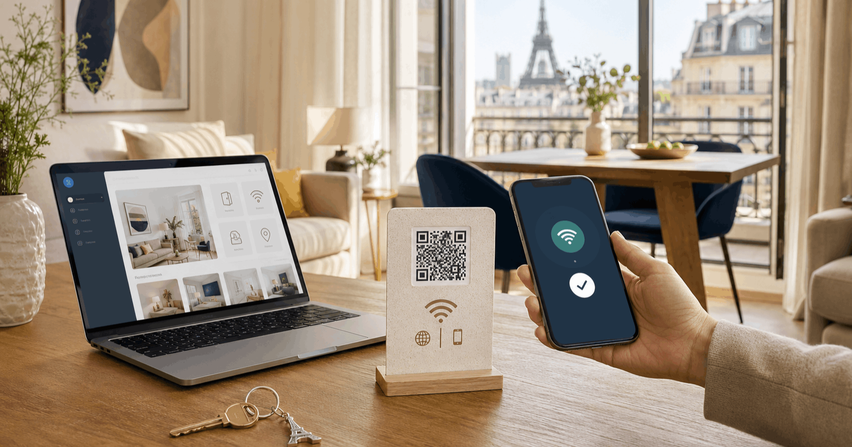 Code Wi-Fi Airbnb : où le mettre pour éviter les messages ?