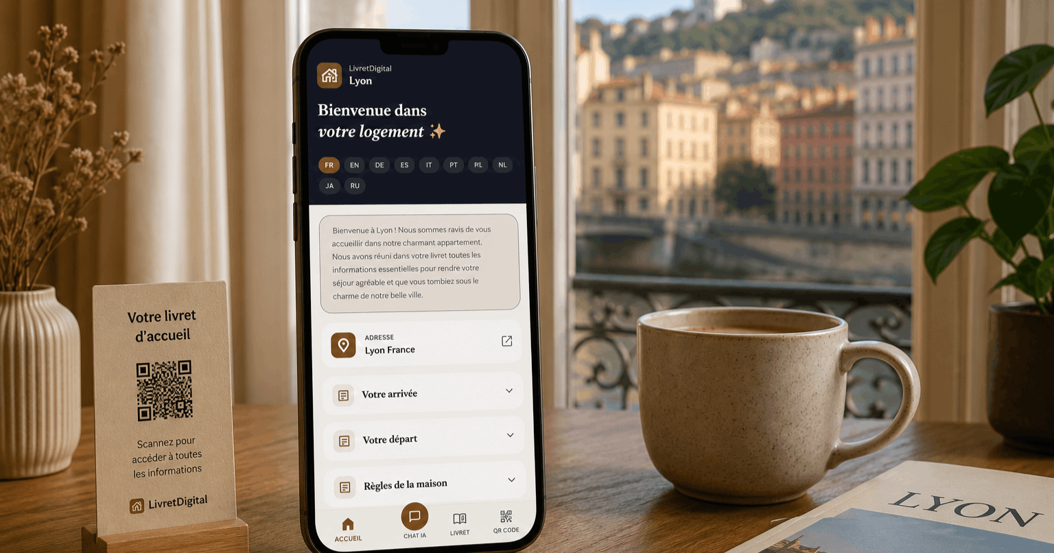Airbnb à Lyon : quoi mettre dans le livret d’accueil ?