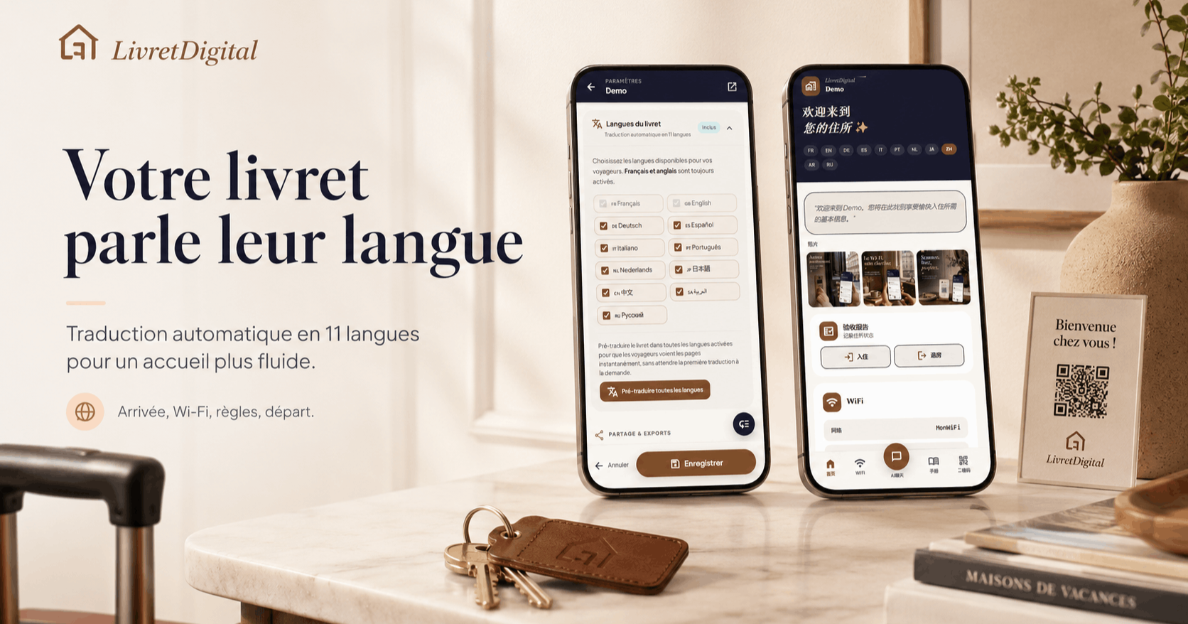 Livret d’accueil multilingue : votre Airbnb en 11 langues