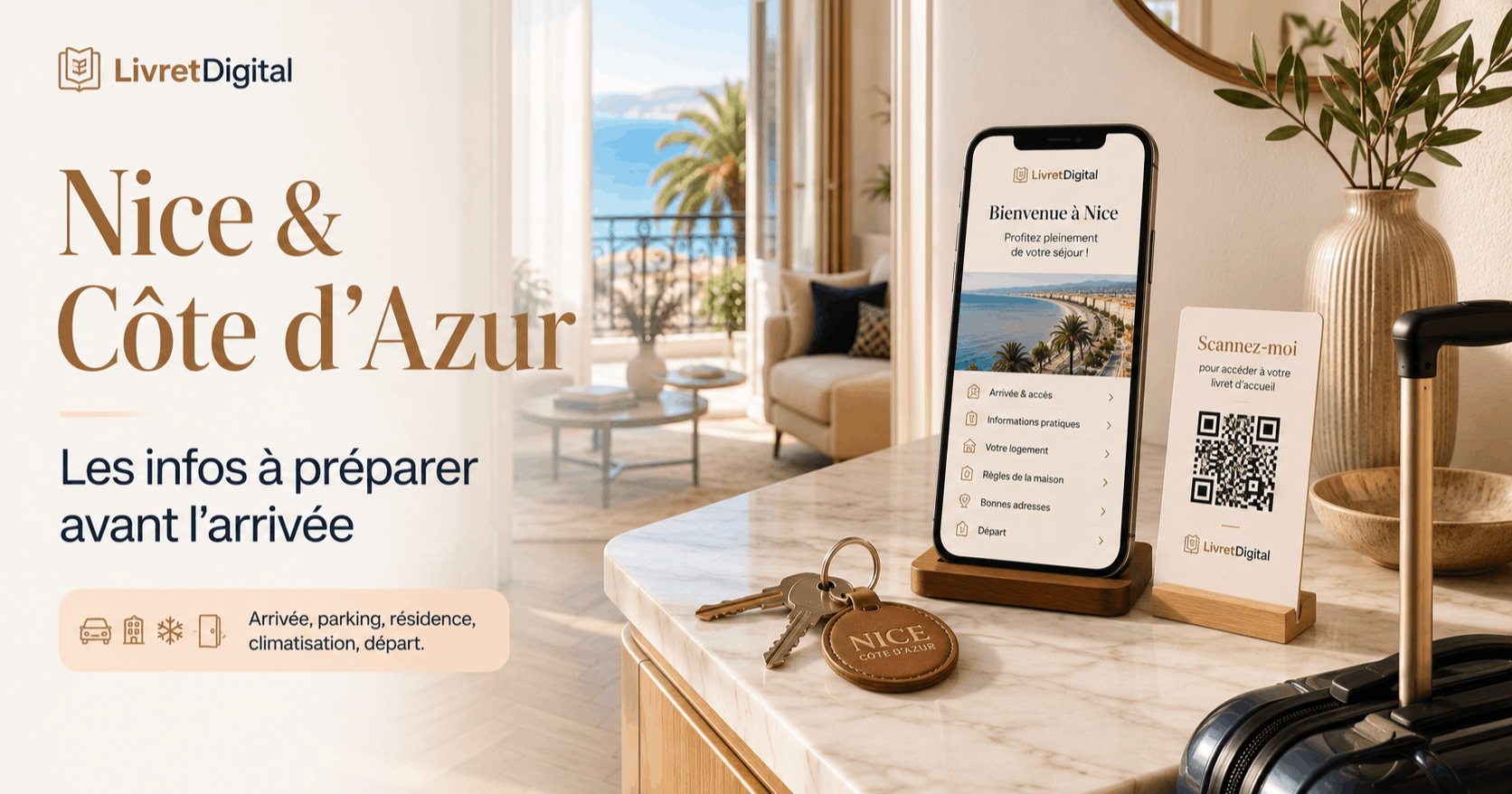 Airbnb à Nice : livret d’accueil utile Côte d’Azur