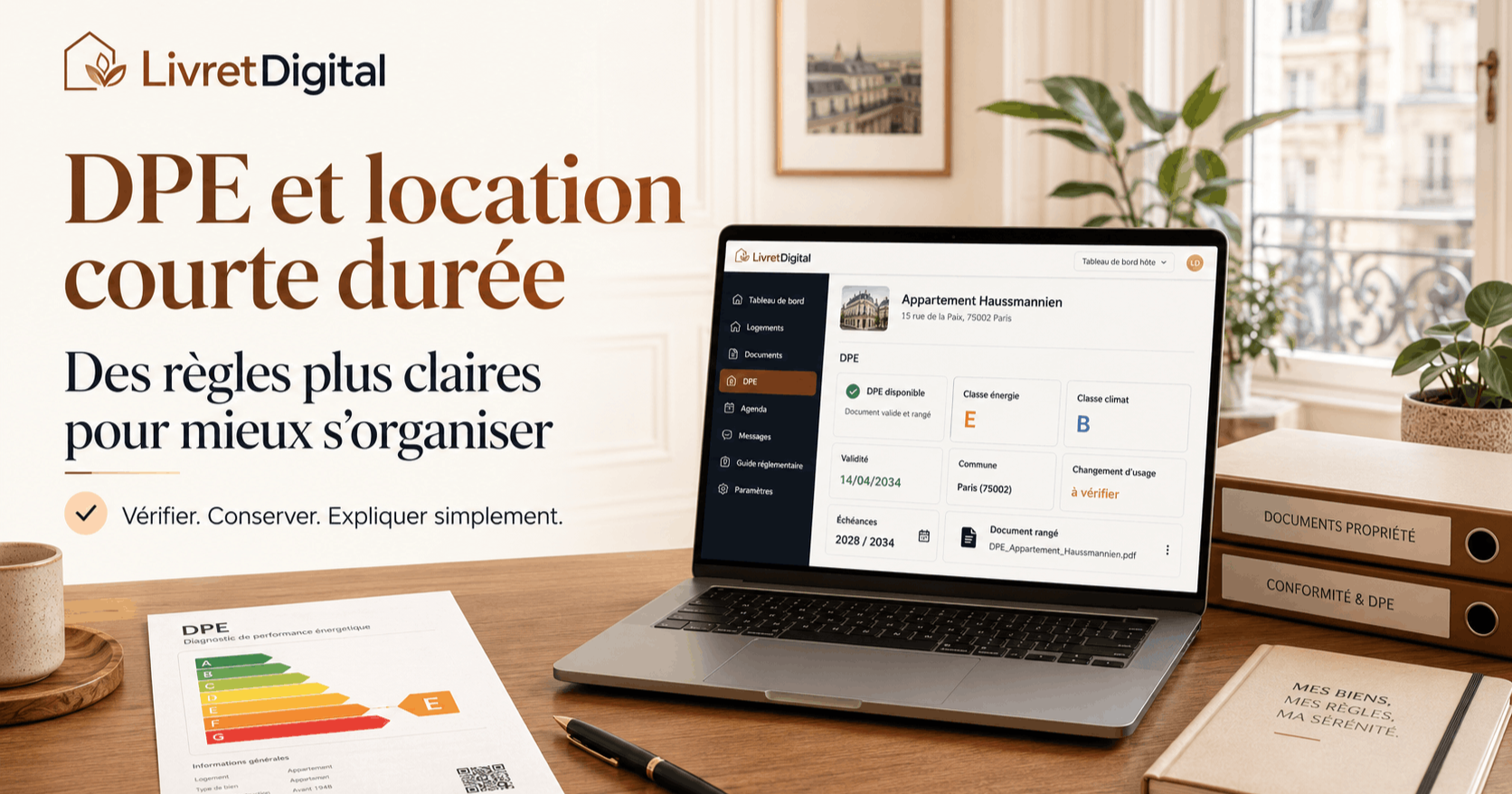 DPE location courte durée : règles et organisation